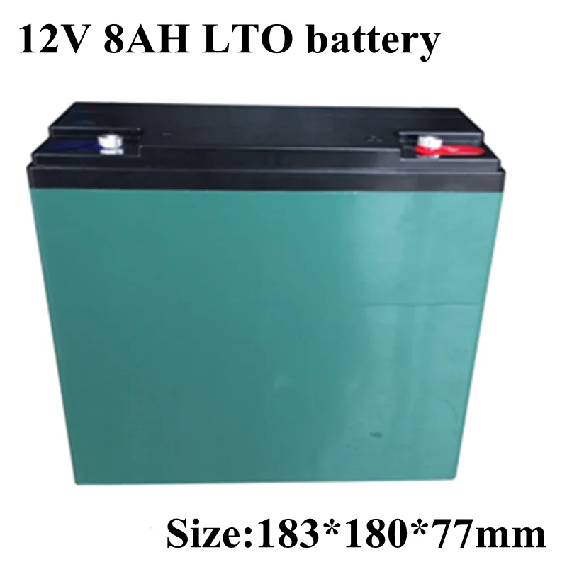 

12v 8Ah LTO Battery Pack Lithium Titanate Battery BMS for Power Supply Equipment Kids Toys Monitoring Equipment + 3A Charger