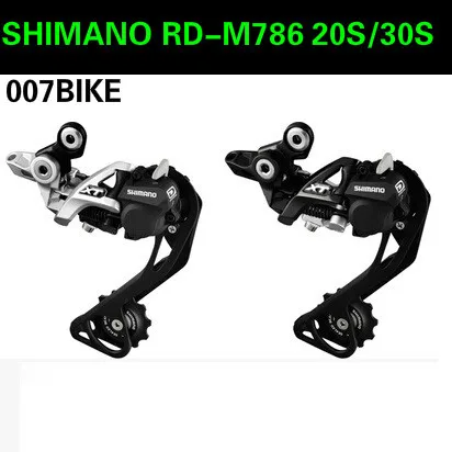 Фото Shimano DEORE XT RD M786 задний переключатель 2*10S MTB велосипедные переключатели M780|deore rear