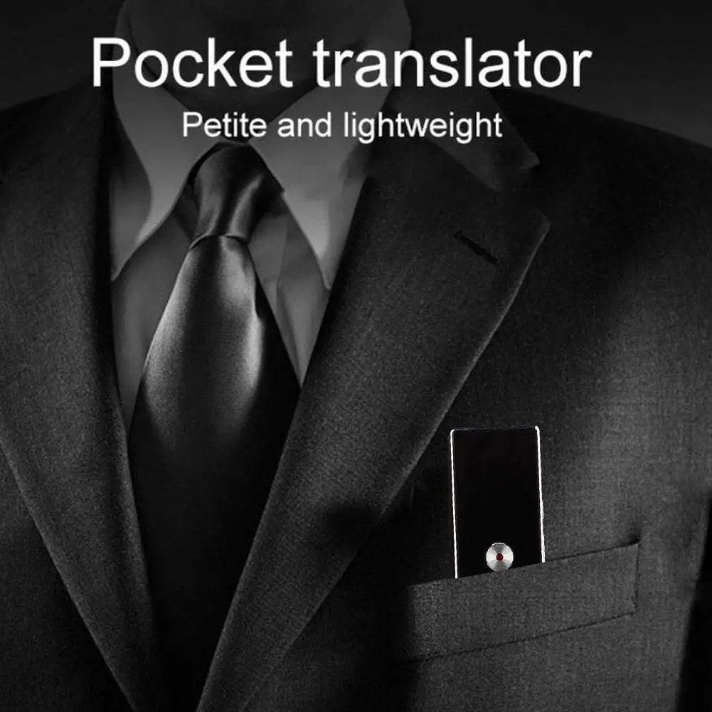 Интеллектуальный 70 языковой переводчик английский Bluetooth переводчик в режиме реального времени переводчик для путешествий и встреч голосовой переводчик