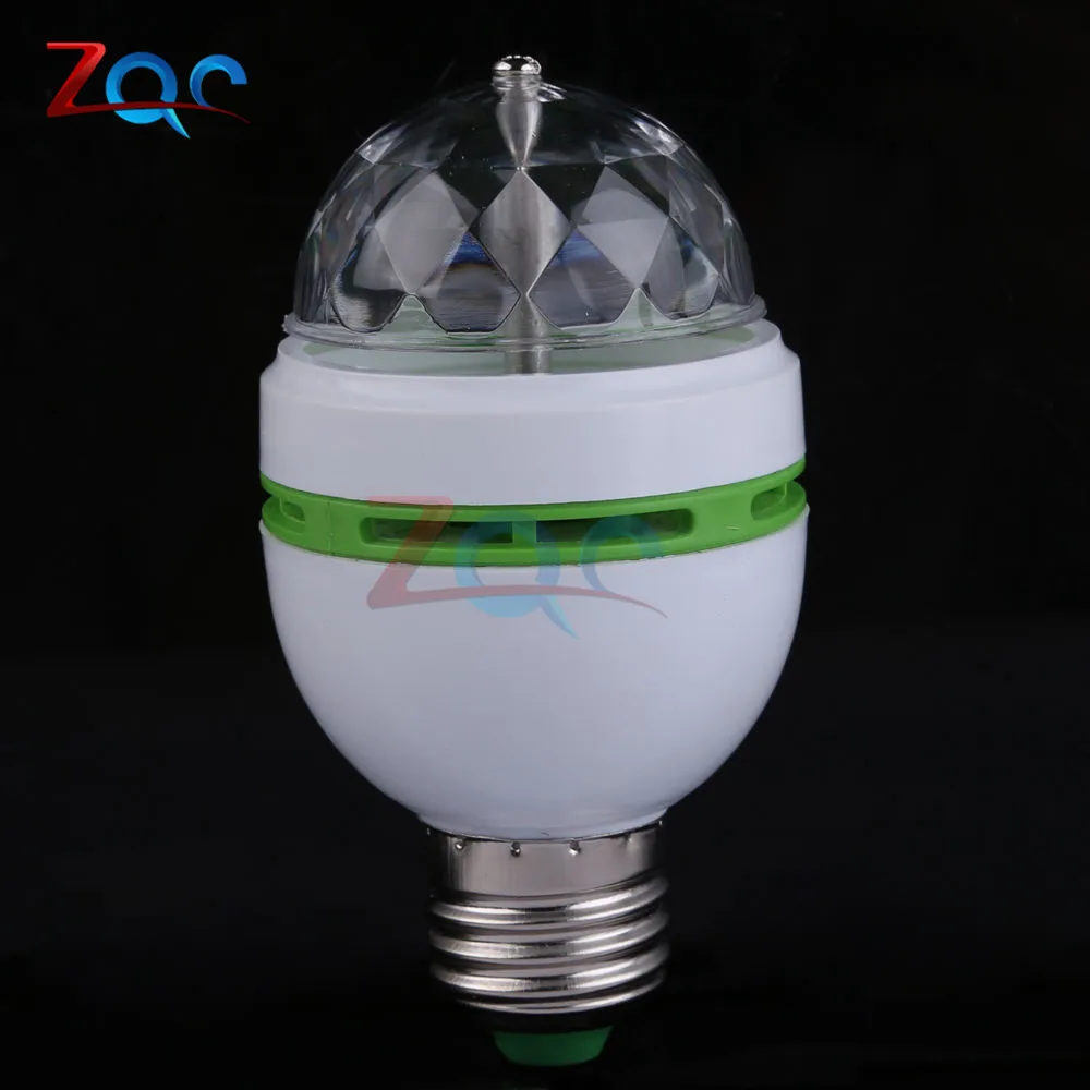 E27 RGB Светодиодный лампочки 3 Вт красочные Волшебные AC 85 265 в 110 В 220 Авто