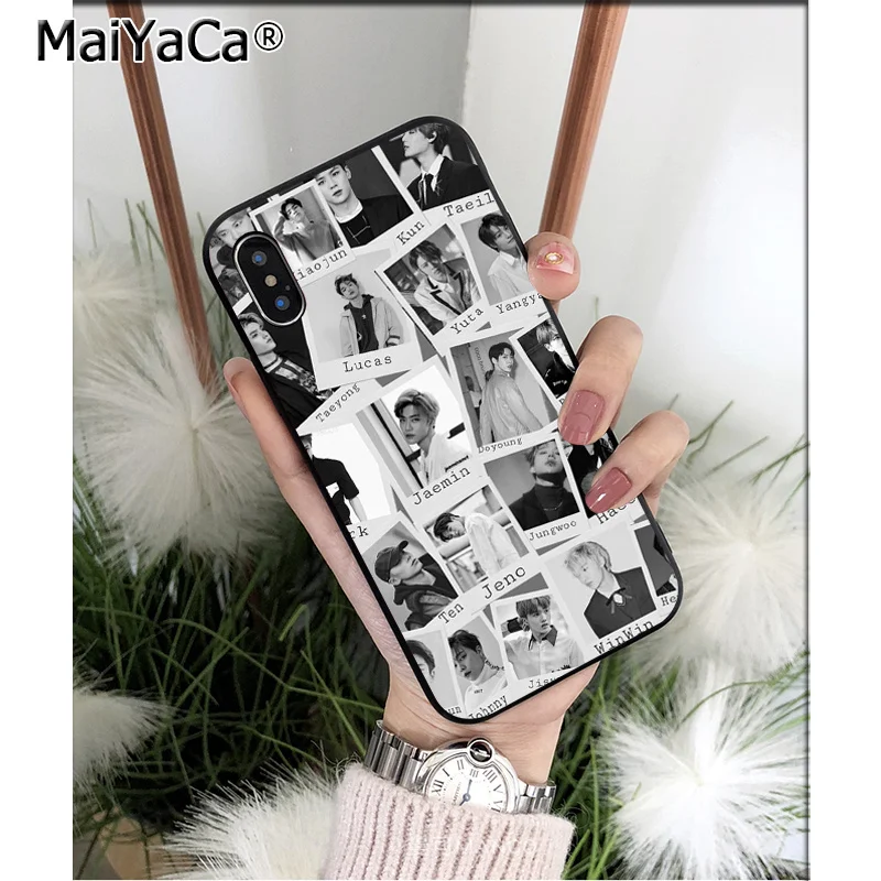 Мягкий силиконовый чехол MaiYaCa KPOP для Apple iPhone 8 7 6 6S Plus X XS MAX 5 5S SE XR|Чехлы-накладки| |