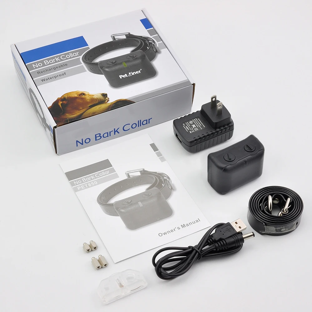 Все новые 850 перезаряжаемый водонепроницаемый анти Кора Воротник с шоком и