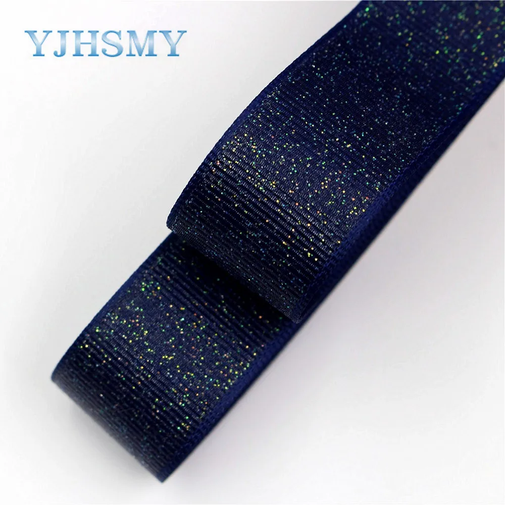 YJHSMY D-17808-694 22 мм 10 ярдов флэш-ленты термопечать grosgrain Свадебные аксессуары DIY