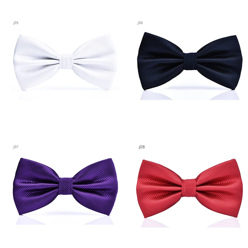 2019 New High Quality Men's Fashion Striped Navy Blue Bowties Romantic Wedding Groom Fancy Bow Tie for Men Pack with Gift Box |