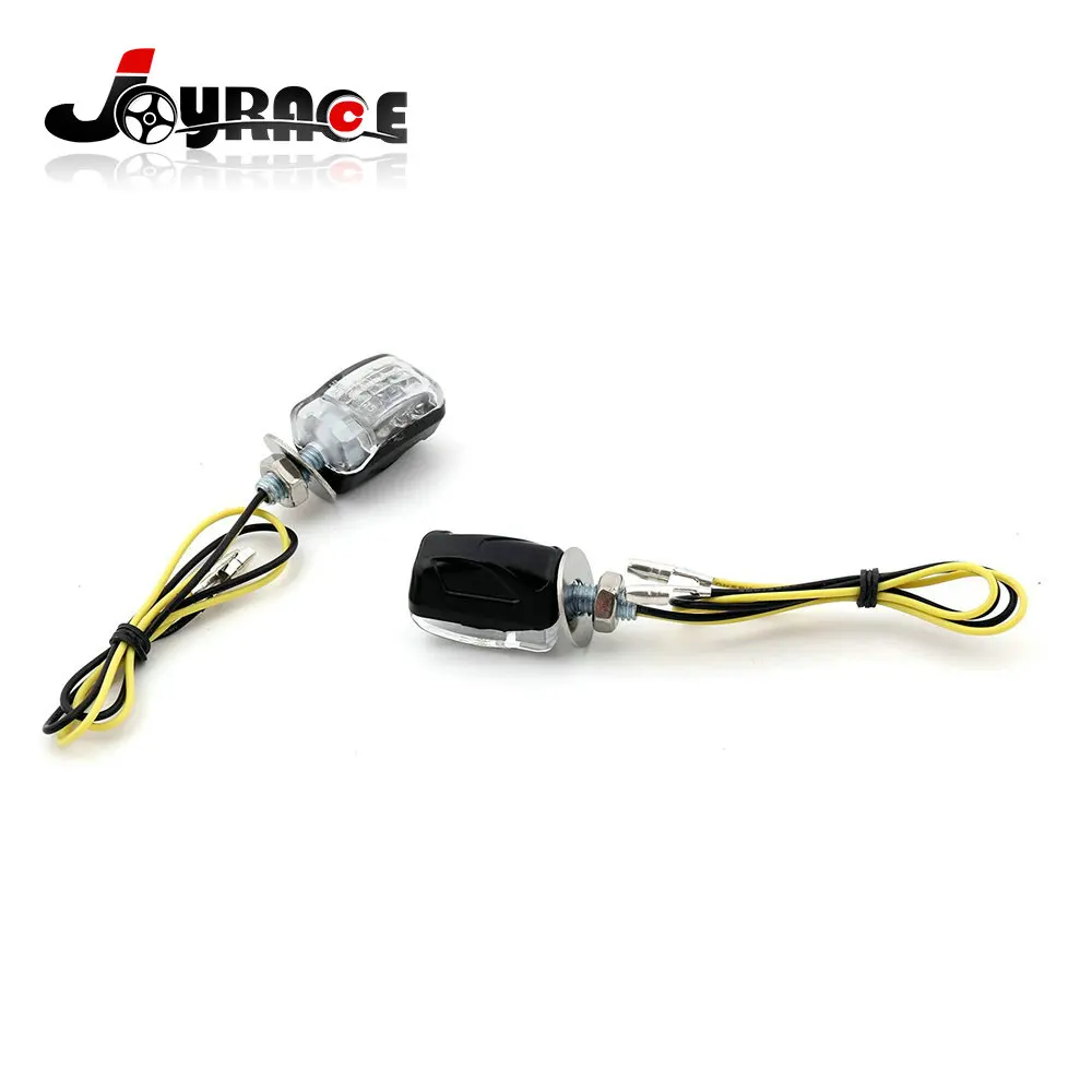 Motorcycle LED Micro Mini Tiny Small Indicators Turn Signals Amber Lights for Honda Yamaha Kawasaki Harley |