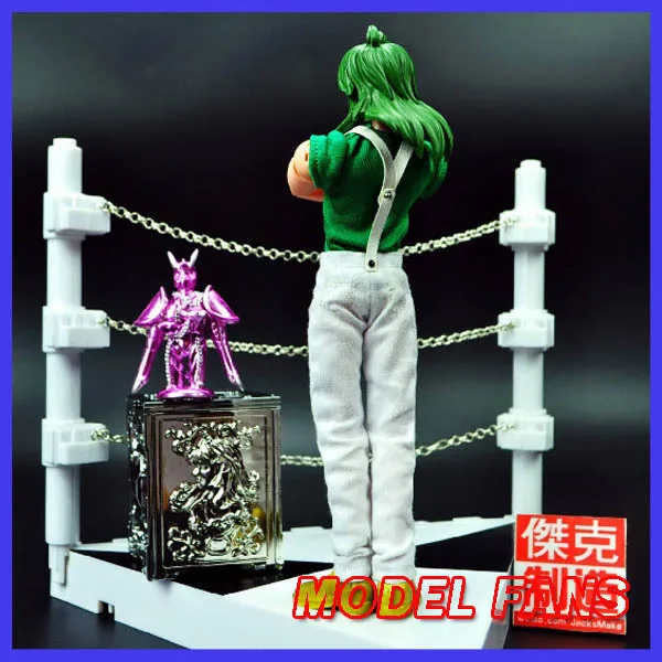 Модели фанатов в наличии JACK MODEL saint seiya Cloth Myth EX 2 0 Andromeda shun Mufti form and cloth box Challenge Scene |