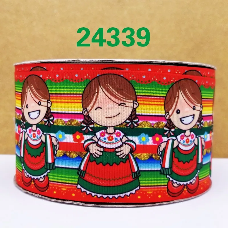 Free shipping 50 yard cartoon sport printed grosgrain ribbon 24341 | Дом и сад