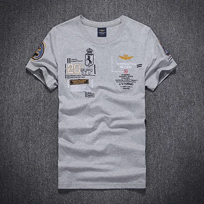 Высокое качество новинка 2019 осенняя мужская футболка из крокодиловой кожи