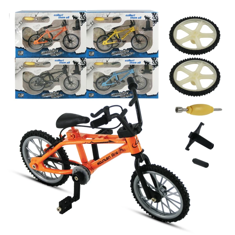 With original box BMX Игрушки сплав палец BMX функциональный детский велосипед палец велосипед мини палец bmx велосипед игрушка Лучшие продажи дропшиппинг - Цвет: With original box