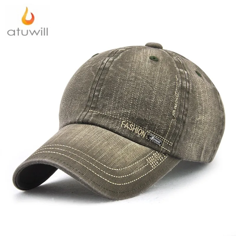 Atuwill джинсовая мужская Бейсбол шапки Для мужчин Snapback женщин Strapback хип хоп Casquette Femme