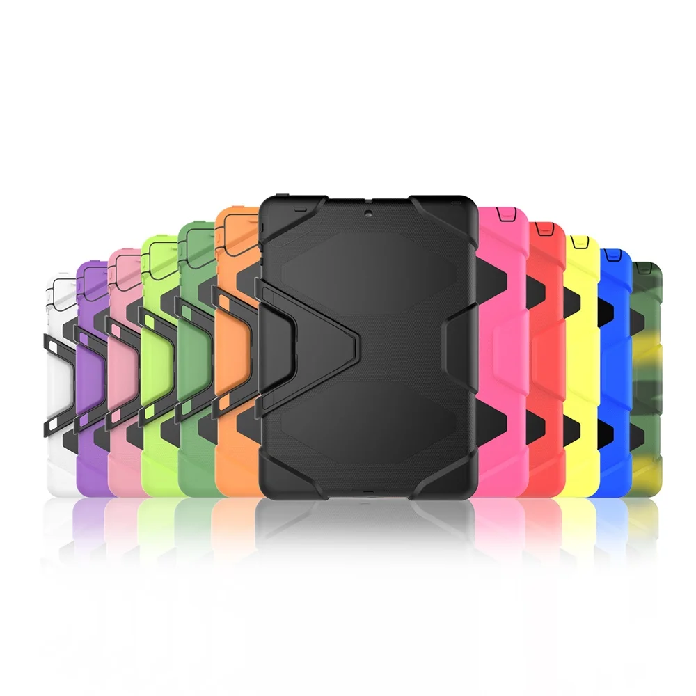 Waterproof Shock Dirt Snow Sand Proof Extreme Army Military Heavy Duty Kickstand Cover Tablet Case For iPad 5 ipad air1