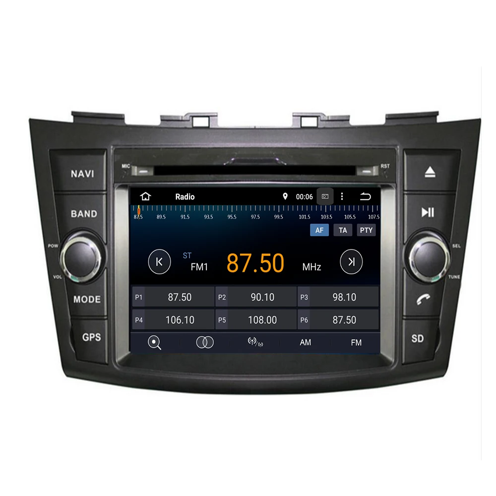 Автомагнитола 2 Din 7 дюймов IPS Android 10 для Suzuki Swift 2011-2015 мультимедиа GPS-навигация аудио