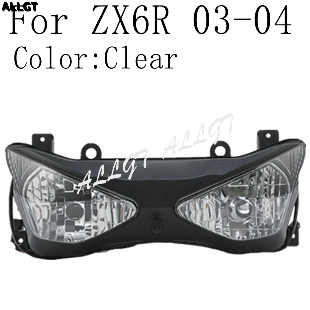 Передняя фара в сборе для мотоцикла Kawasaki ZX6R 2003-2005 2006 2007 2008 2009 2010 2011 2012 2013 2014 2015 2016 |