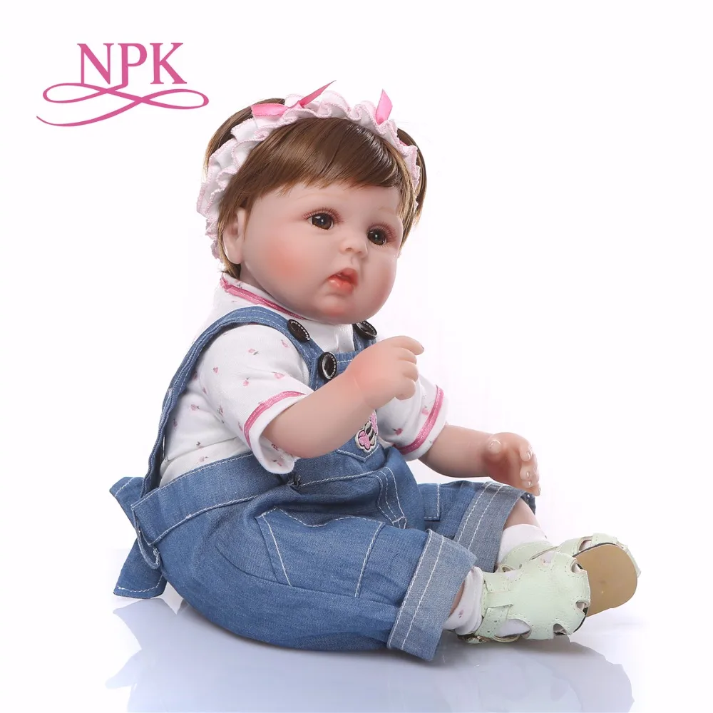 Bebes Кукла реборн 43 см Мягкая силиконовая кукла реборн малыш куклы com corpo de silicone menina Рождество surprice Подарки кукла