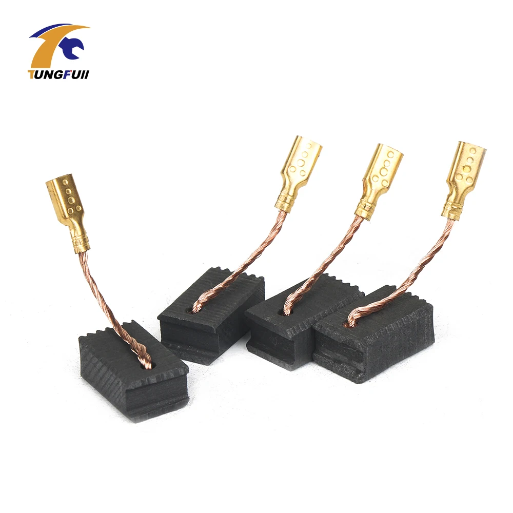 6*8 5*14mm щетка углеродная мощный двигатель карбоновые Щетки Dremel аксессуары щетки