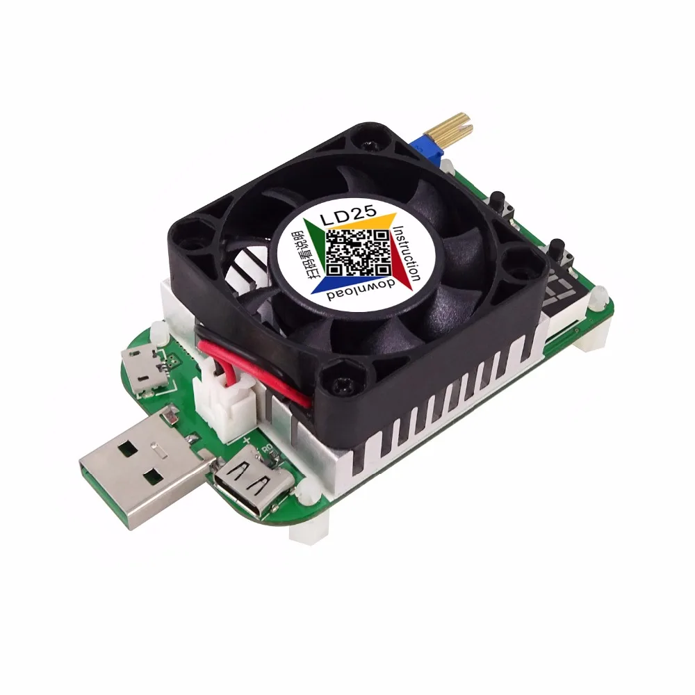 Электронный нагрузочный резистор с USB интерфейсом тестер разрядки аккумулятора