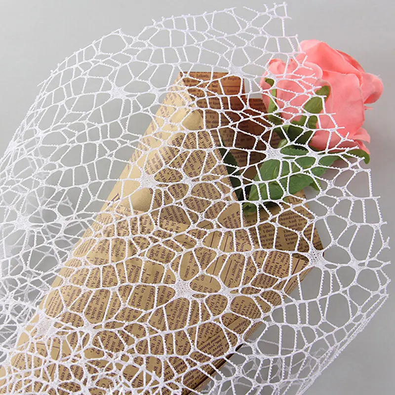 Креативный DIY цветок Подарочное украшение упаковка креповая бумага сетка ручной