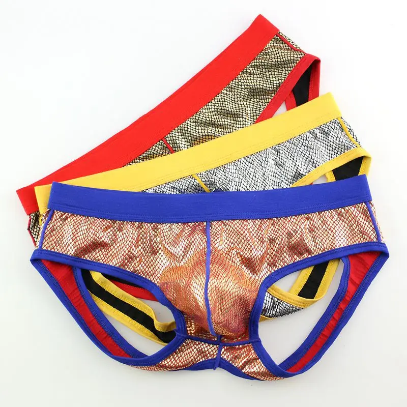 Мужские сексуальные стринги с низкой талией двойные большие носки нижнее белье