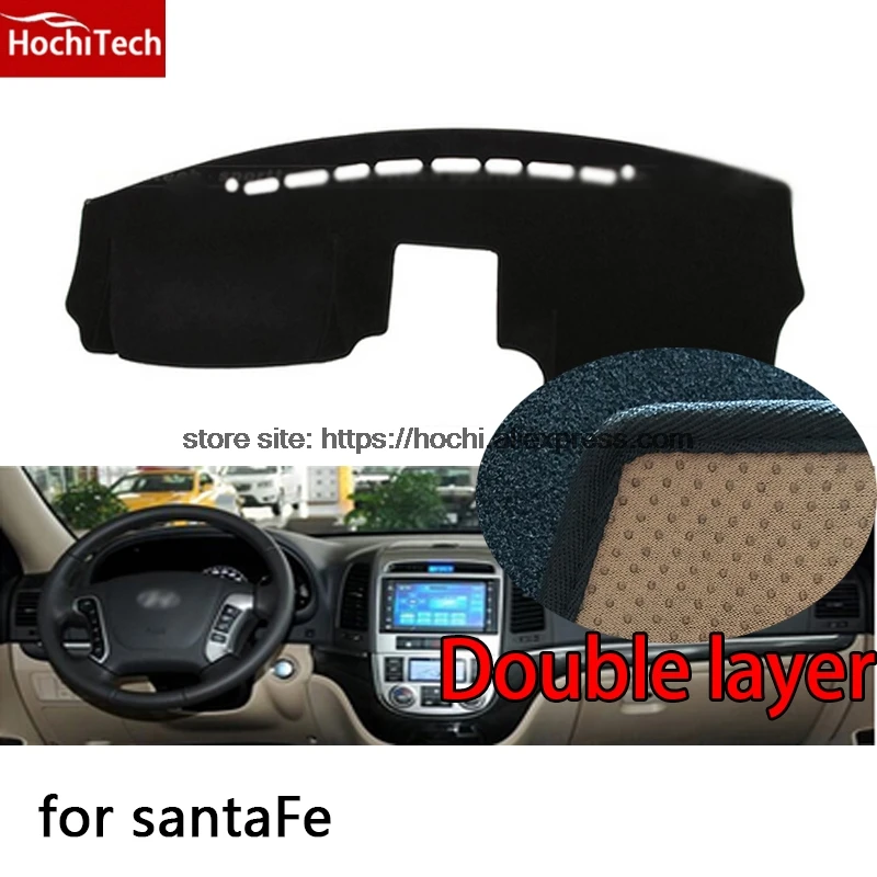 Двухслойная панель приборов для Hyundai santafe santa fe из силикагеля приборной панели