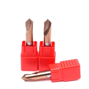 Сверло точечное HRC55, 3 мм, 4 мм, 5 мм, 6 мм, 8 мм, 10 мм, 90 градусов, для обработки отверстий, инструменты для снятия фаски Вольфрамовая карбидная сталь, 1 шт.