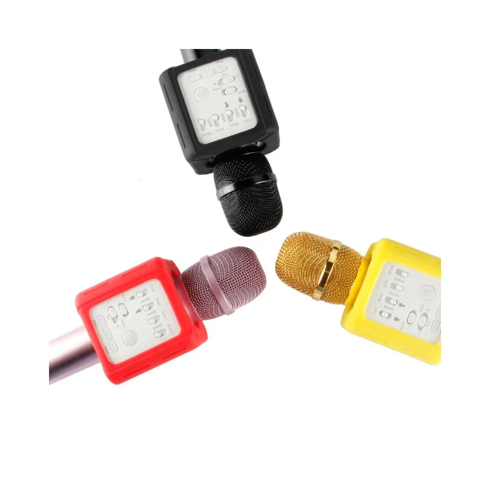 Moveski DSP Q9S плюс беспроводной караоке микрофон стерео Bluetooth КТВ плеер смартфон
