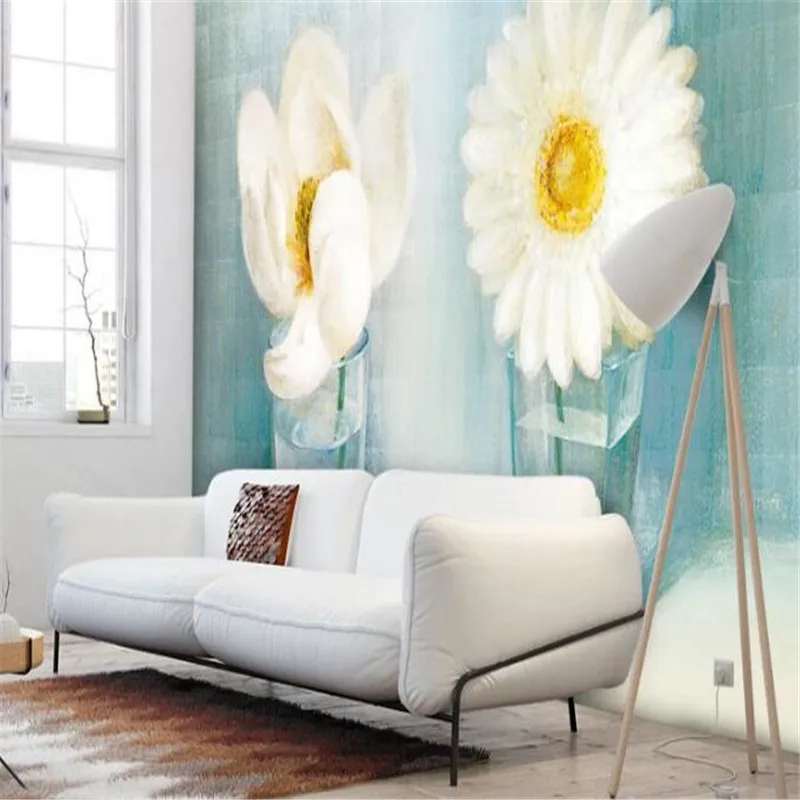 3D настенная бумага для стен ручная роспись нетканые обои стеклянная бутылка