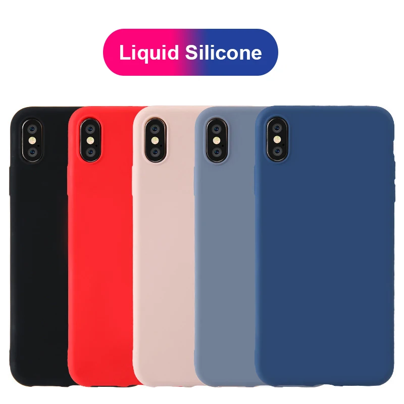 Силиконовый чехол для iPhone X XS XR Max ультра тонкий телефона 8 7 6 6S Plus мягкий ТПУ