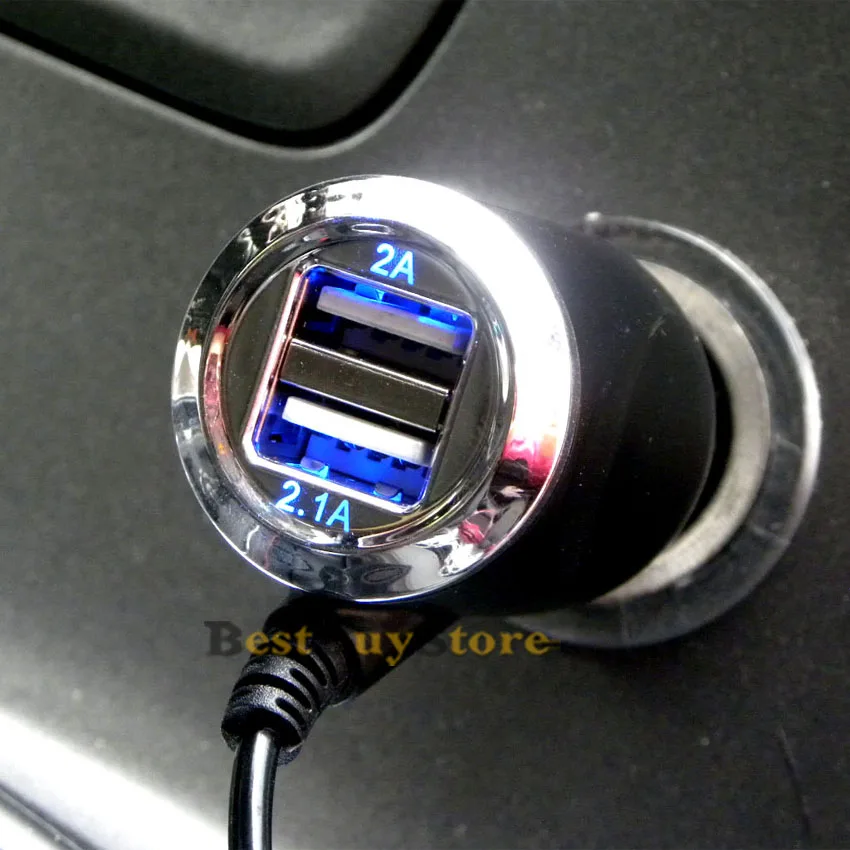 XCGaoon micro USB 5 V 2A автомобиля Зарядное устройство адаптер с 2 портами (стандарт Порты