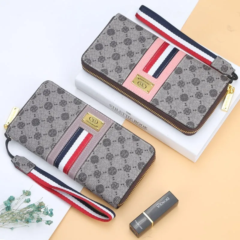 Baellerry лакированный дизайн винтажный женский полосатый длинный кошелек кошельки