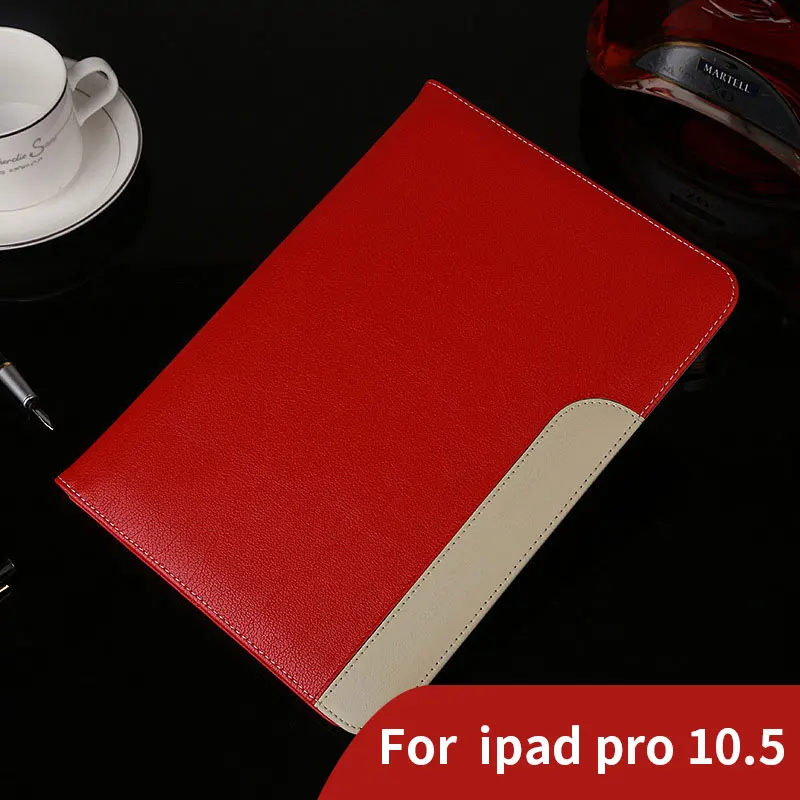 For pro 10.5-02 Дюймов для iPad pro 10,5 12,9 дюймов роскошный стенд чехол для IPAD 9,7 Чехол ручной держатель ремень бизнес книга раскладушка Fundas - Цвет: For pro 10.5-02