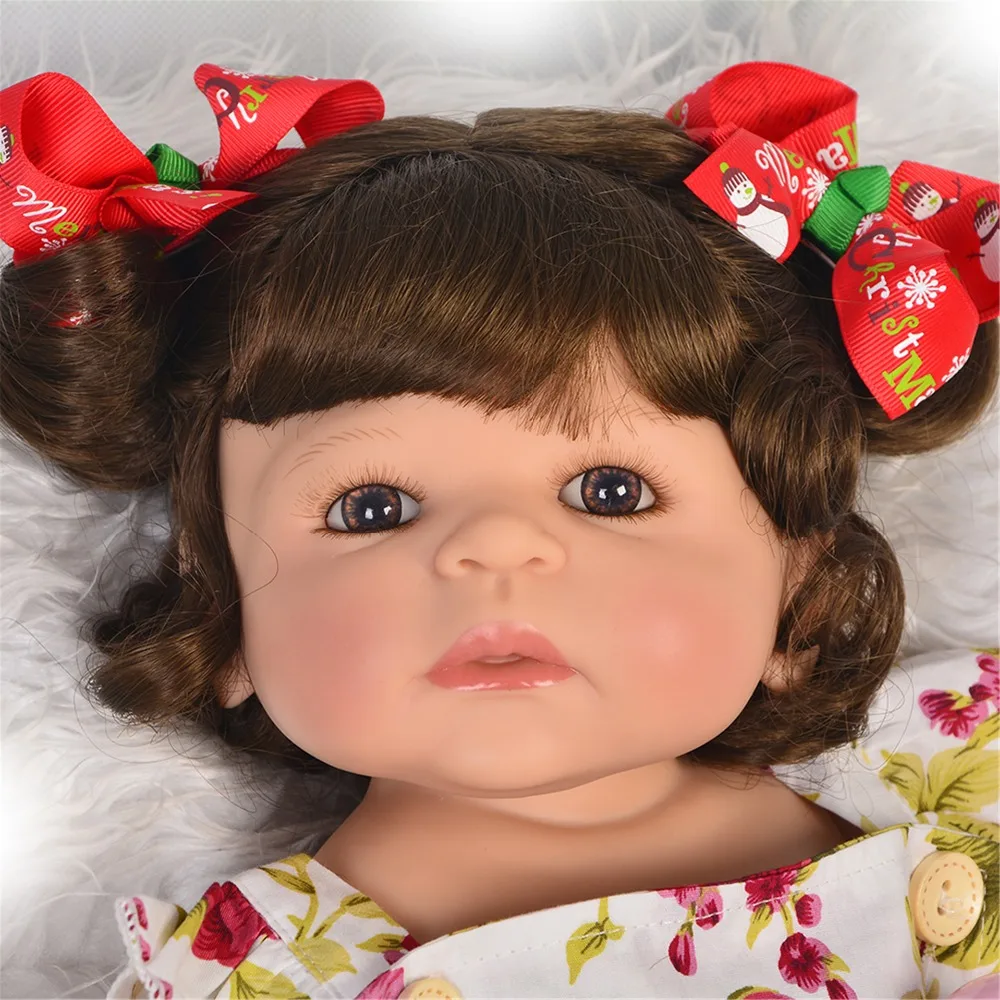 Куклы Новорожденные 55 см полностью силиконовые куклы игрушки для девочек