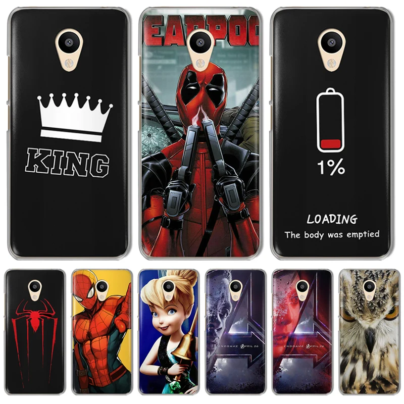 Чехол для телефона с изображением Человека-паука Мстителей Дэдпула 4 совы Meizu M3S M3