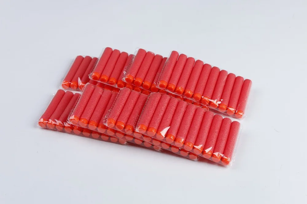 50 шт. для Nerf пулями мягкими дырочку головы 7 2 см заправка игрушка дартс хаки