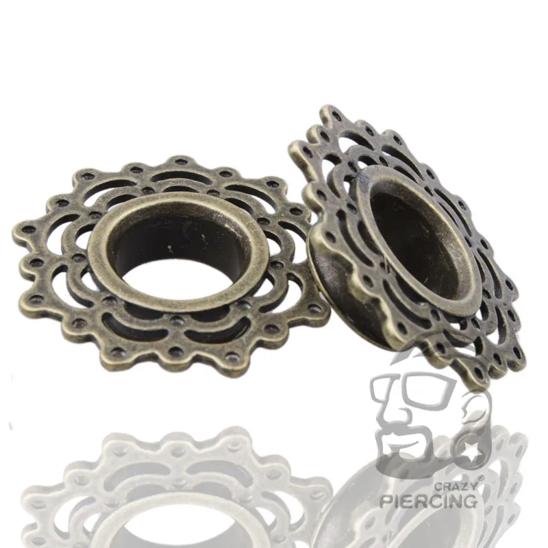 Классические Медные затычки для ушей ювелирные изделия пирсинга тела размеры от