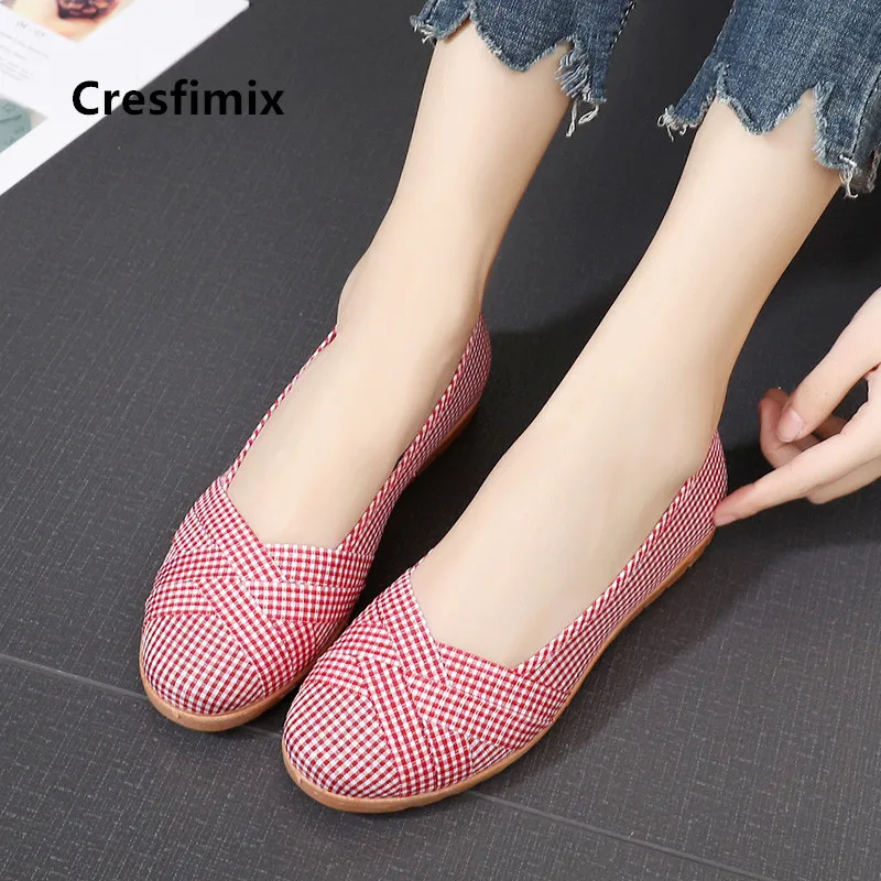 

Zapatos De Mujer Women Cute Soft Comfortable Black Stripe Flat Shoes Lady Retro Ballet Dance Shoes Cool Street Flats Sapatos E66