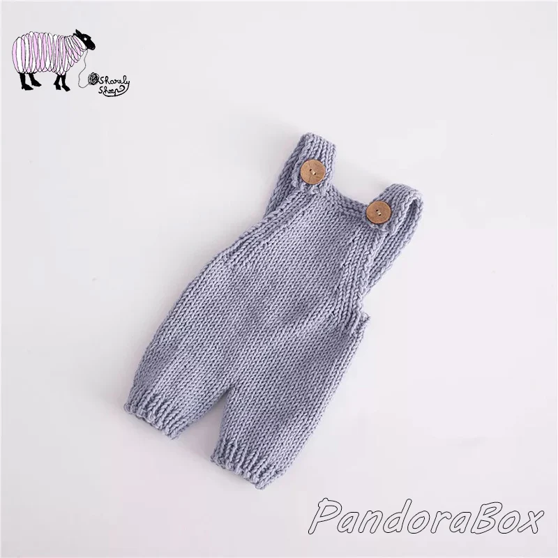 Newborn Photography Props Clothes Crochet Jumpsuit Baby Boy Photo Shoot Infant bebe fotografia Accessories foto | Детская одежда и