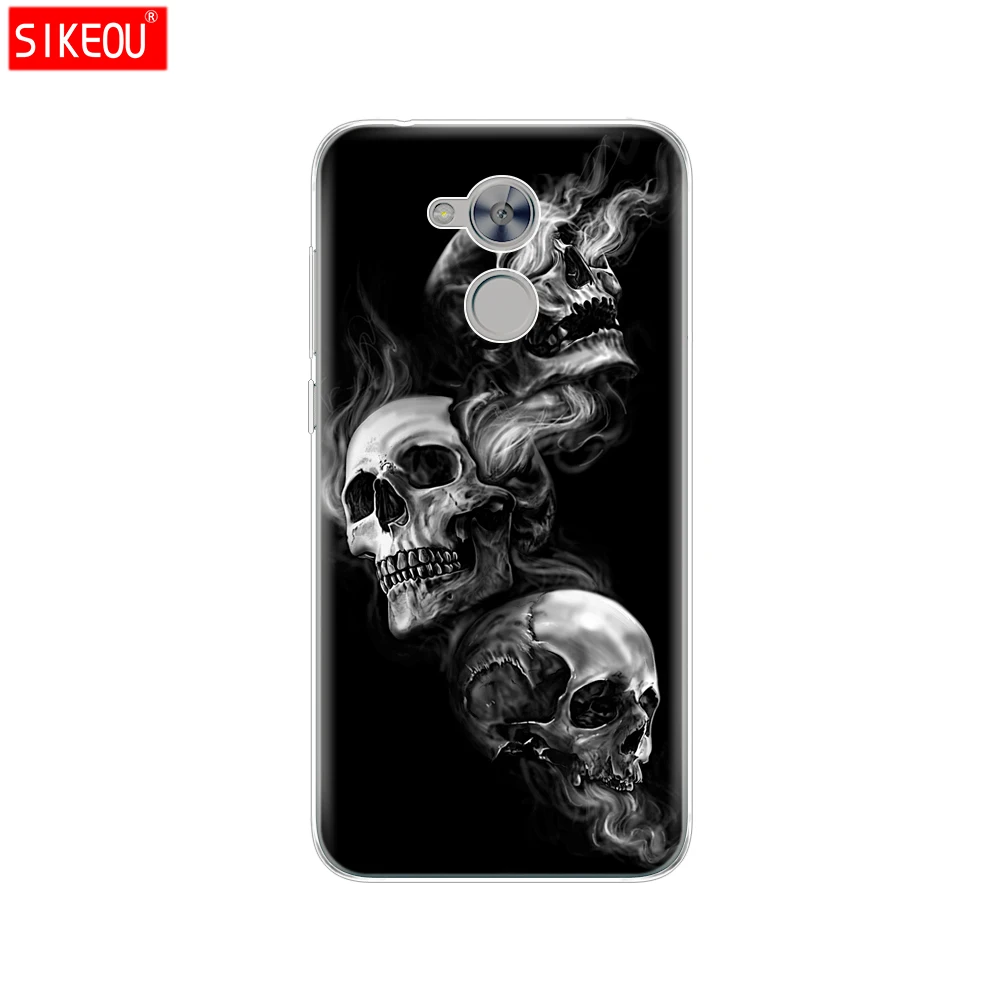 12056 Чехол для телефона huawei honor 6A, Мягкий ТПУ силиконовый чехол на заднюю панель, 360, полностью защитный чехол с принтом кота цветка - Цвет: 12056