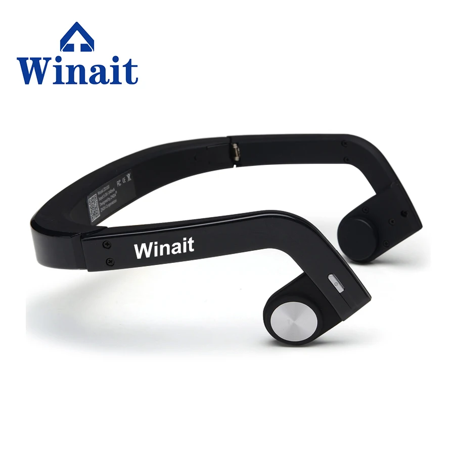 Беспроводная bluetooth гарнитура Winait с костной проводимостью музыкальная бесплатная