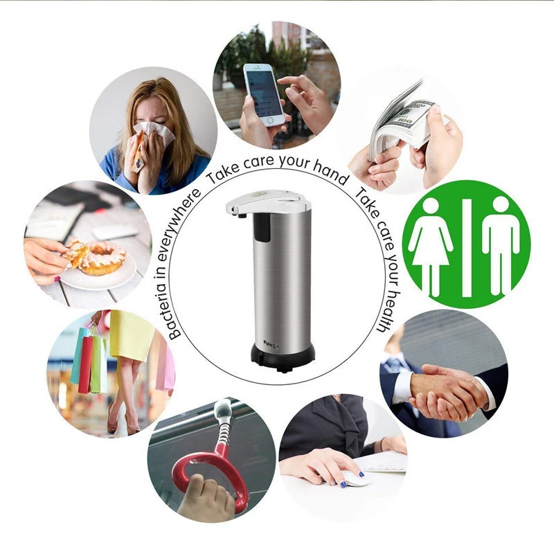 Автоматический дозатор жидкого мыла Бесконтактный умный диспенсер для из