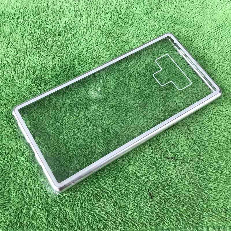 Задняя панель из закаленного стекла S10e + металлический бампер для Samsung Galaxy S10/S9/S9