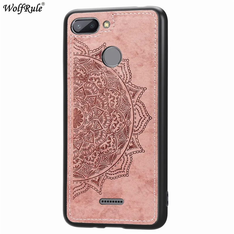 Pink Чехол для Xiaomi Redmi 6, Redmi 8A, 8, 7, 7A, Pocophone F1, бампер для телефона, TPU, тканевый чехол для телефона ss, для Xiaomi Redmi 6A, чехол - Цвет: Pink