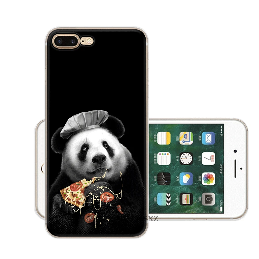 Чехол для мобильного телефона Desxz Panda Dab iPhone 6 6s 7 8 Plus 11 Pro X XS Max 5 5S SE |