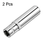 Uxcell 2 шт. 14 дюйма Привод 8 мм Cr-V 6 точечный глубокий разъем для тяжелых пневматических инструментов