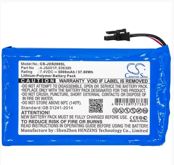 

Cameron Sino 5000mAh батарея для JDSU Smart OTDR VIAVI MTS-2000 4-JS001P 636395 оборудование, обзор, аккумуляторная батарея
