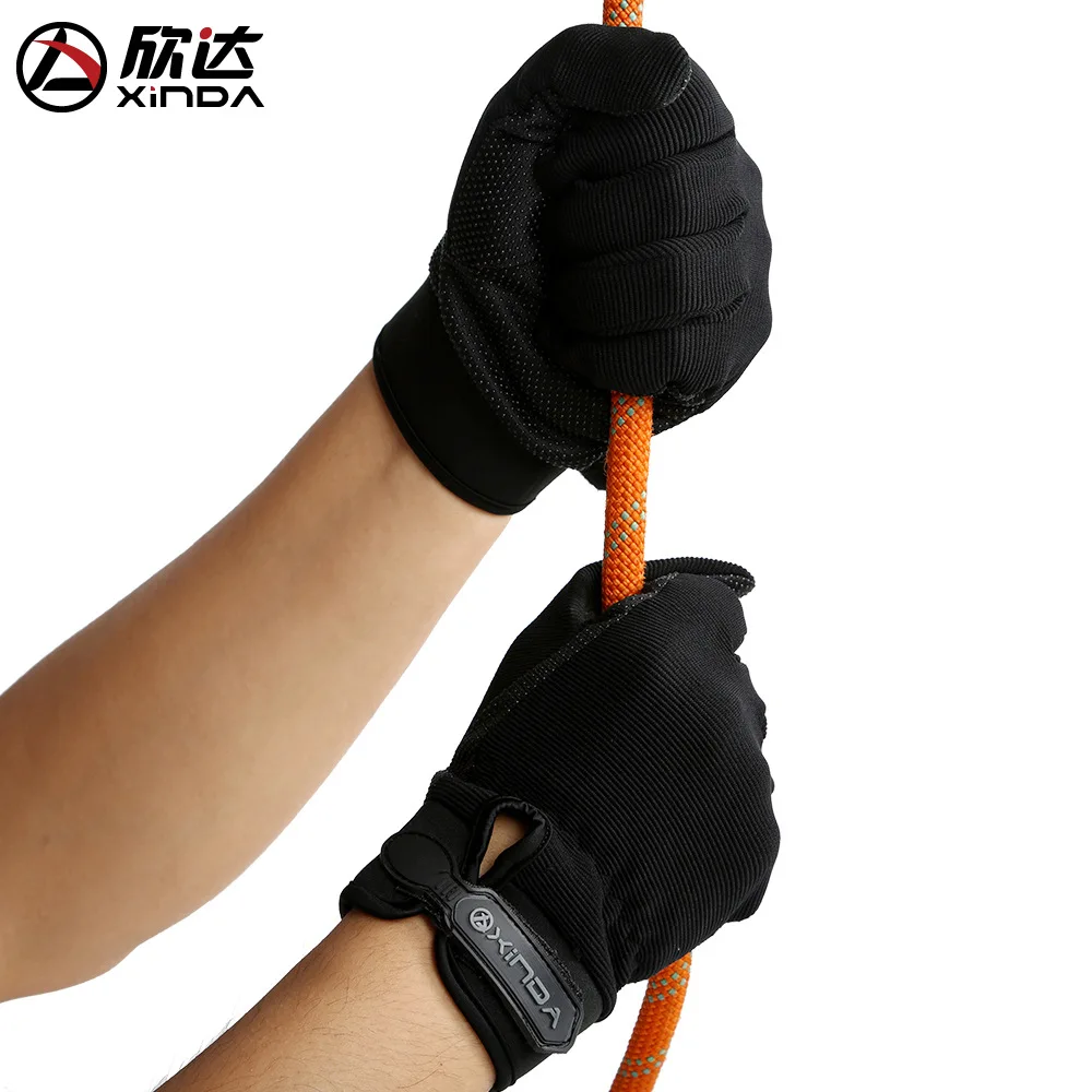 XINDA 2017 Многофункциональные защитные перчатки для альпинизма скалолазания