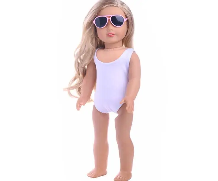 Подходит 43 см Baby Doll модные круглые очки солнцезащитные очки подходит для 18 дюймов девушка очки для кукол