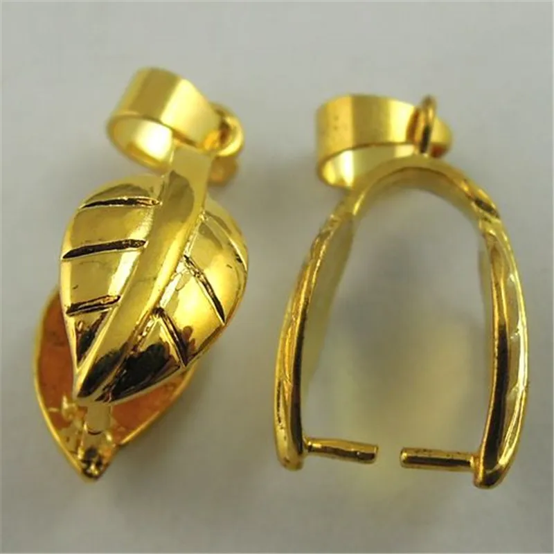 12 шт. латунные застежки листья золотого цвета 38138|jewelry accessories|handmade jewelry accessoriescharm