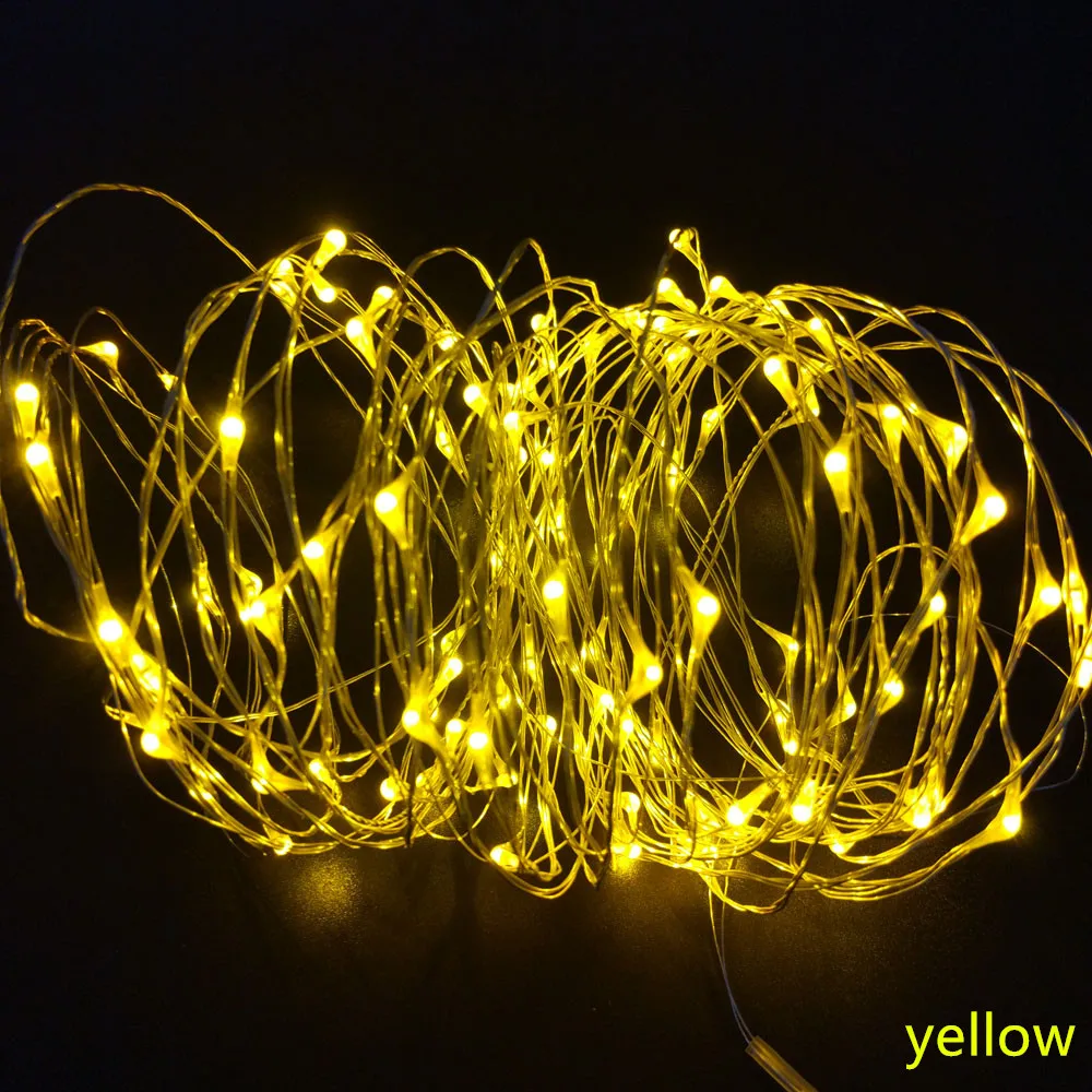 Водонепроницаемая светодиодная гирлянсветильник на медном проводе 2 м 5 10 м|fairy