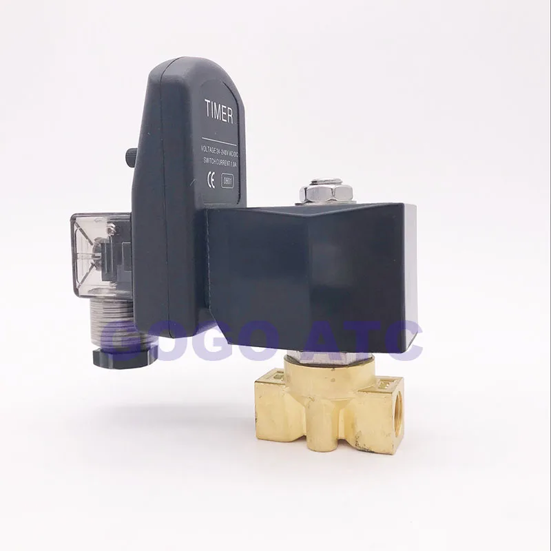 GOGO 0 90bar 2 ходовой водяной Соленоидный клапан высокого давления 1/8 &quot1/4&quot BSP