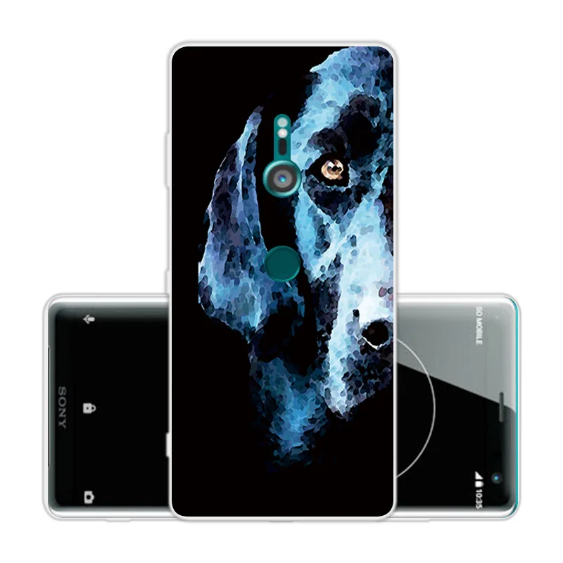 ТПУ для sony Xperia XZ3 прозрачный силиконовый чехол телефона 6 0 дюймов XZ 3 Роскошный